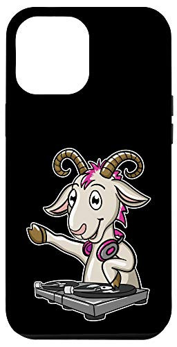 iPhone 12 Pro Max DJ Goat Electronic Music Gifts, House Trance Lover Gift Case