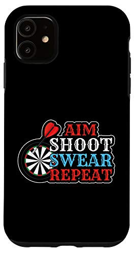 iPhone 11 Dartboard Inspired Aim Darts Related Bad Aim Design Case