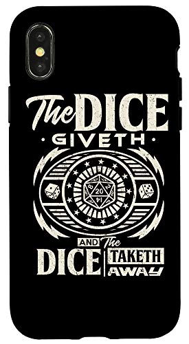 iPhone X/XS Tabletop RPG Dice game board game - Master Role Play shirt Case
