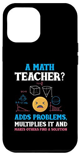 iPhone 12 Pro Max Funny Math Teacher Gift Teaching Numbers School Geek Gift Case