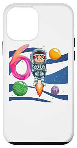iPhone 12 mini 6 Years Old Birthday Boy Astronaut Gifts Space 6th B-Day Case