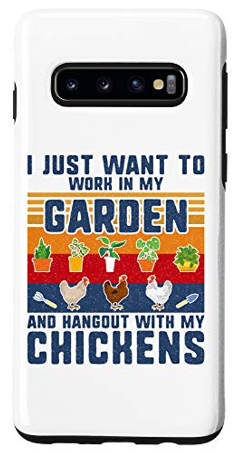Galaxy S10 Chickens Owner Gardening Lover Farmer Flowers Chicken Garden Case Galaxy S10 Chickens Owner Gardening Lover Farmer Flowers Chicken Garden Case