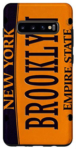 Galaxy S10Plus Brooklyn New York City Cars Plate Number, Brooklyn Phone Case