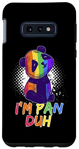 Galaxy S10e I'm Pan Duh Pansexual Bisexual LGBT Pride Flag Gift Case