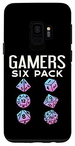 Galaxy S9 Tabletop RPG board game Dice gamers six pack Case