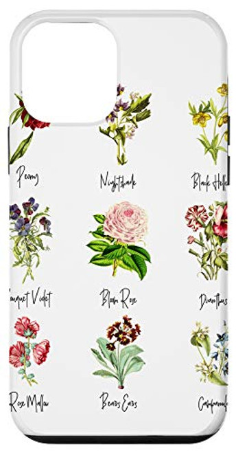 iPhone 12 mini Vintage Botanical Floral Flower Garden Phone Case iPhone 12 mini Vintage Botanical Floral Flower Garden Phone Case