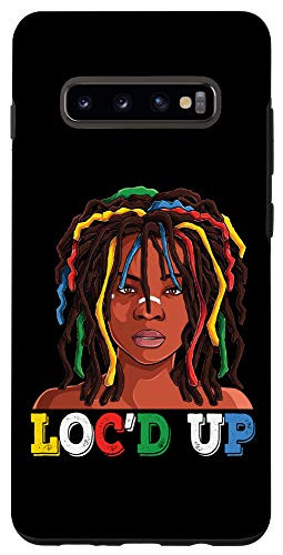 Galaxy S10Plus Loc'd Up Loc'd Hair Afro black Melanin Dreadlock woman girl Case