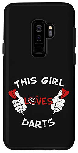 Galaxy S9Plus This Girl Loves Darts Dartboard Lover Cool Funny Player Gift Case