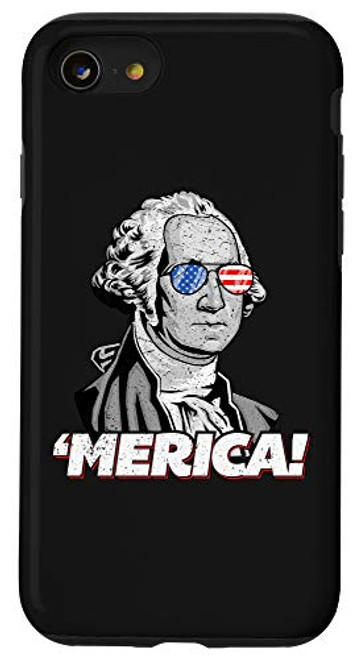 iPhone SE (2020) / 7 / 8 Merica G. Washington American Patriot July 4th Case iPhone SE (2020) / 7 / 8 Merica G. Washington American Patriot July 4th Case
