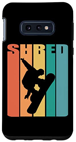 Galaxy S10e Retro 70s Vintage Snowboard Shirt Snowboarding Air Gift Case