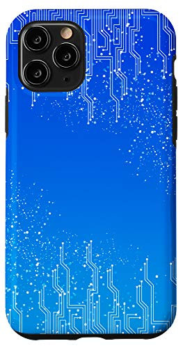 iPhone 11 Pro Circuit Board Pattern Trendly Phone Case Geek Nerd Gift Case