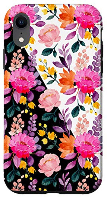 iPhone XR Watercolor Flowers Bouquet Floral Pattern Botanical Garden Case iPhone XR Watercolor Flowers Bouquet Floral Pattern Botanical Garden Case