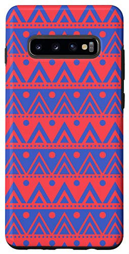 Galaxy S10Plus Triangles and Circles Geometric Pattern Case
