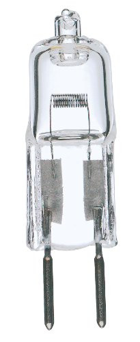 Satco S4197 20 Watt 300 Lumens T3 Halogen GY6.35 Base 12 Volt Clear Light Bulb, Dimmable