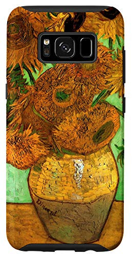 Galaxy S8 Vase with 12 Sunflowers by Vincent van Gogh, Garden Flowers Case