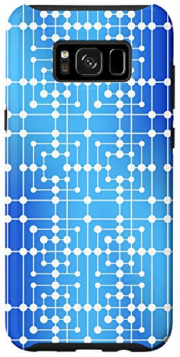 Galaxy S8Plus Transparent Blue Circuit Board Phone Case