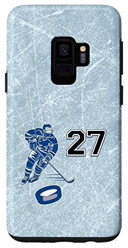 Galaxy S9 27 Hockey Number Player Design  27 Case