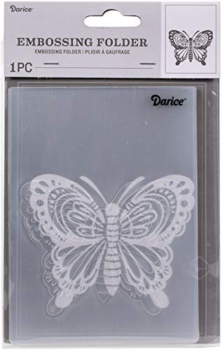 DARICE Embossing Folder, Large Butterfly