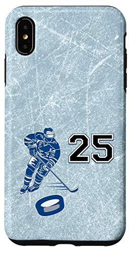 iPhone XS Max 25 Hockey Number Player Design  25 Case