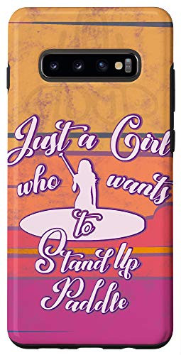 Galaxy S10Plus SUP Stand Up Paddle Board Girl Paddleboarding Lover Gift Case