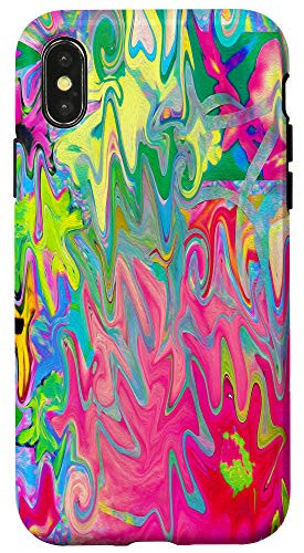 iPhone X/XS Colorful Flower Garden Abstract Collage Case