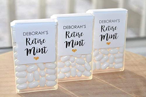 Retirement Party Favors Tic Tac Labels, Mint Favors, Happy Retirement - Set of 24 Labels Retirement Party Favors Tic Tac Labels, Mint Favors, Happy Retirement - Set of 24 Labels