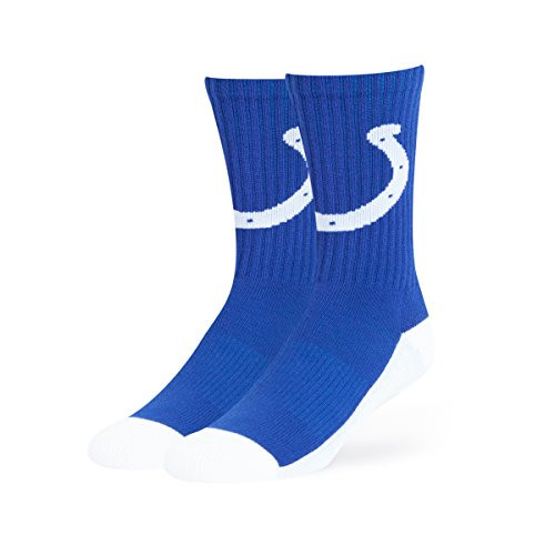 OTS NFL Indianapolis Colts Men's Anthem Sport Sock, Team Color, Large OTS NFL Indianapolis Colts Men's Anthem Sport Sock, Team Color, Large