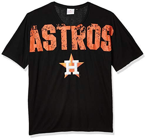 FOCO MLB Houston Astros Mens Big Logo Wordmark Teebig Logo Wordmark Tee, Team Color, X-Large
