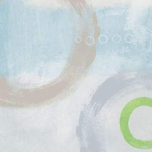 Posterazzi Soft Coastal Circles I Poster Print by Linda Woods, (12 x 12)