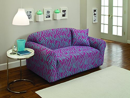Madison Jersey Zebra Loveseat Slipcover