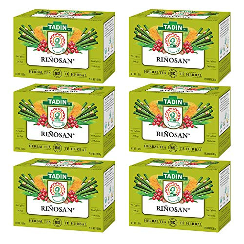 Tadin Herbal Tea Riosan, Calming, Soothing and Caffeine Free Blend. 24 Bags. 1.01 Oz - Pack of 6 Tadin Herbal Tea Riosan, Calming, Soothing and Caffeine Free Blend. 24 Bags. 1.01 Oz - Pack of 6