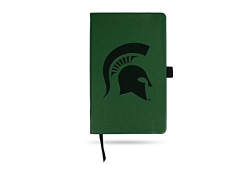Rico Industries NCAA Michigan State Spartans Laser-Engraved Color Notepad, 5.25 x 8.25-inches