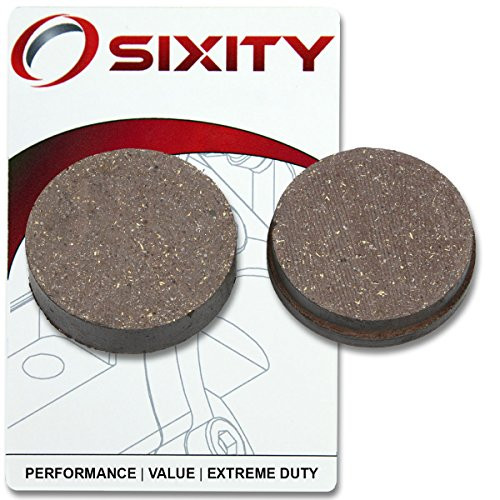 Sixity Front Organic Brake Pads 1977 for Suzuki GT550 Set Full Kit B Indy Asco Caliper Complete