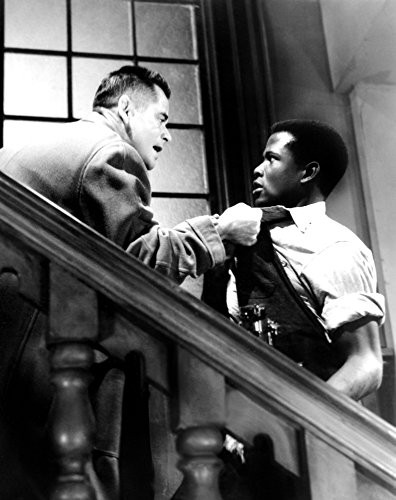 Posterazzi Blackboard Jungle Glenn Ford Sidney Poitier 1955 Photo Poster Print, (8 x 10), Varies