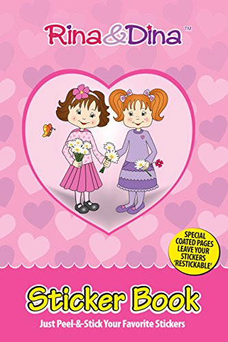 Rina  and  Dina Reusable Sticker Book (16 Pages)