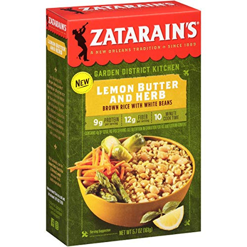 Zatarain's Lemon Butter Herb With White Beans, 5.7 oz (Pack of 8)