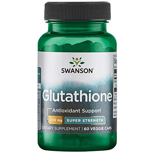 Swanson Amino Acid High Potency L-Glutathione 200 Milligrams 60 Veg Capsules Swanson Amino Acid High Potency L-Glutathione 200 Milligrams 60 Veg Capsules