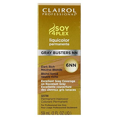 Clairol Professional Liquicolor Gray Busters, Dark Rich Neutral Blonde 6NN 2 oz (Pack of 3)