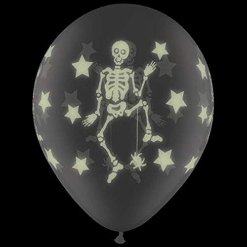 Qualatex 11" Glow Skeletons Latex Balloons (25 ct)