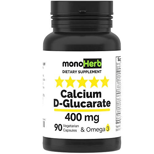 Calcium D-Glucarate 400 mg - 90 Vegetarian Capsules