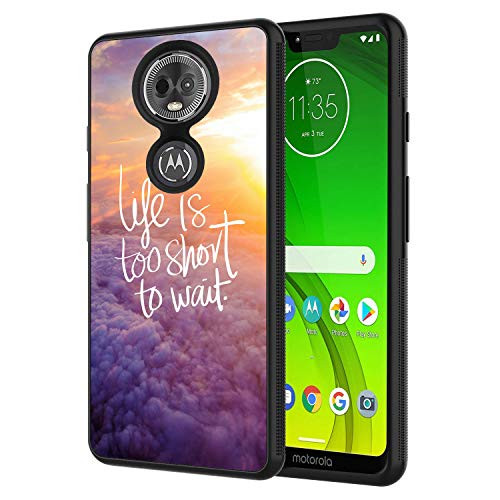 Moto G7 Play Case,Moto G7 Supra Case,Life is Too Short to Wait Design Slim Anti-Scratch Shockproof TPU Back Protective Cover Case for Motorola Moto G7 Play 5.7 inch 2019 Moto G7 Play Case,Moto G7 Supra Case,Life is Too Short to Wait Design Slim Anti-Scratch Shockproof TPU Back Protective Cover Case for Motorola Moto G7 Play 5.7 inch 2019