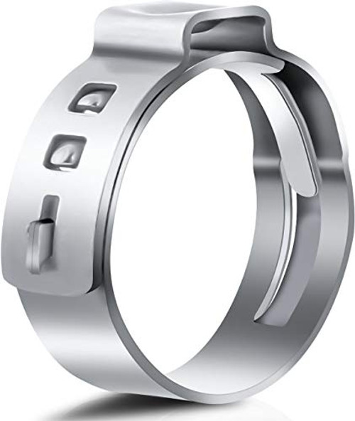 PEX Cinch Clamps Pipe Clamps Inch PEX Fittings 304 Stainless Steel Cinch Crimp Rings Pinch Clamps Crimp Fitting for PEX Tubing Pipe Fitting Connections (1 Inch(50pcs)) PEX Cinch Clamps Pipe Clamps Inch PEX Fittings 304 Stainless Steel Cinch Crimp Rings Pinch Clamps Crimp Fitting for PEX Tubing Pipe Fitting Connections (1 Inch(50pcs))