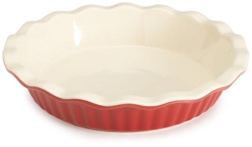 Good Cook Bradshaw International 9? RED Ceram Pie Plate