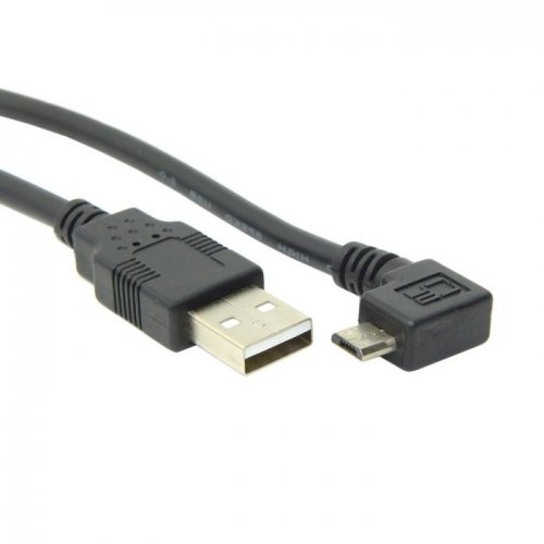 JSER 1.5m Left Angled 90 Degree Micro USB Male to USB 2.0 Data Charge Cable for Cell Phone & Tablet JSER