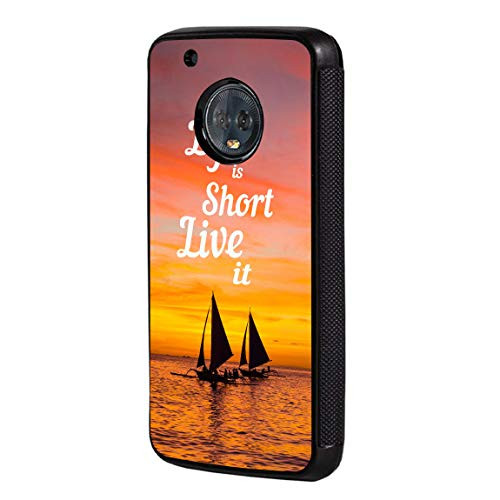 Moto G5 Plus Case,BOSLIVE Life is Short Live it Sunset Sea Background Design TPU Slim Anti-Scratch Protective Cover Case for Motorola Moto G5 Plus (2017) Moto G5 Plus Case,BOSLIVE Life is Short Live it Sunset Sea Background Design TPU Slim Anti-Scratch Protective Cover Case for Motorola Moto G5 Plus (2017)