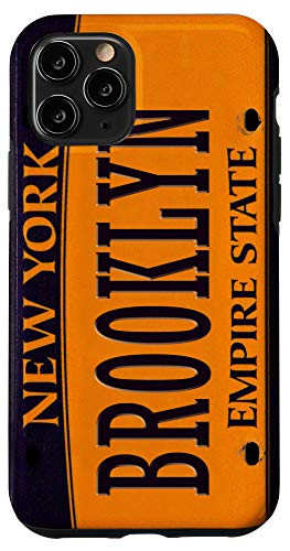 iPhone 11 Pro Brooklyn New York City Cars Plate Number, Brooklyn Phone Case
