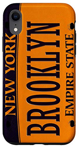 iPhone XR Brooklyn New York City Cars Plate Number, Brooklyn Phone Case