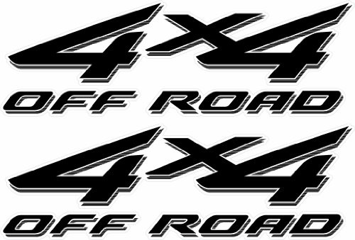 Vinylmark LLC Replacement 4x4 Off Road Decals (Black) - 2002 to 2008 Fits Ford Truck Bed
