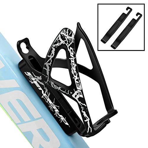 YOYO.RI Bicycle Water Bottle Cages, Lightweight Bicycle Alloy Aluminum Water Bottle Holder, Bike Water Bottle Cage Drink Cup Holder Rack Mountain Cycling Parts (Black) YOYO.RI Bicycle Water Bottle Cages, Lightweight Bicycle Alloy Aluminum Water Bottle Holder, Bike Water Bottle Cage Drink Cup Holder Rack Mountain Cycling Parts (Black)