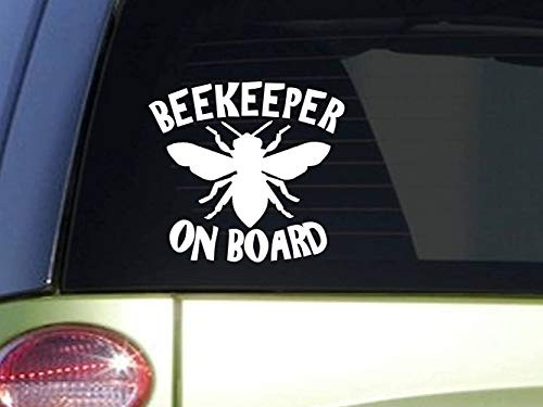 Diuangfoong Beekeeper On BoardJ282 8 Inch Beekeeping Sticker Decal
